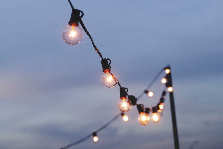 How To: Hang Overhead String Lights On Your Deck